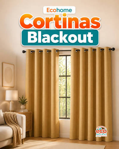 CORTINA BLACKOUT KING COLOR CINNAMON 53X90 (134.5X228.5CM