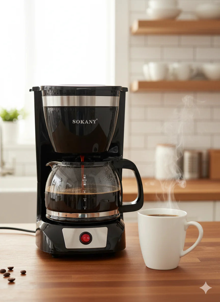 CAFETERA SOKANY CM-108S ( 6 UND X CAJA)