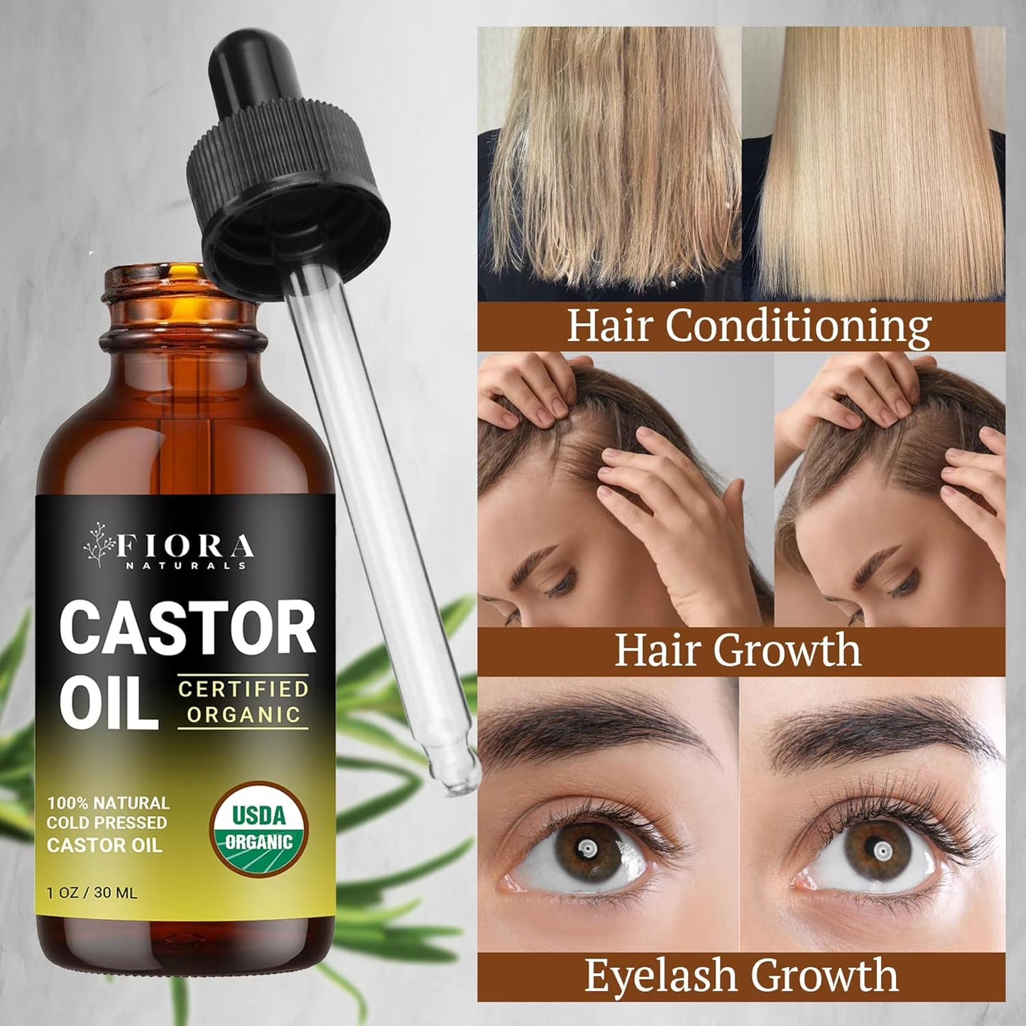 ACEITE DE CASTOR OIL ORGÁNICO PREMIUM – 100% PURO, PRENSADO EN FRÍO
