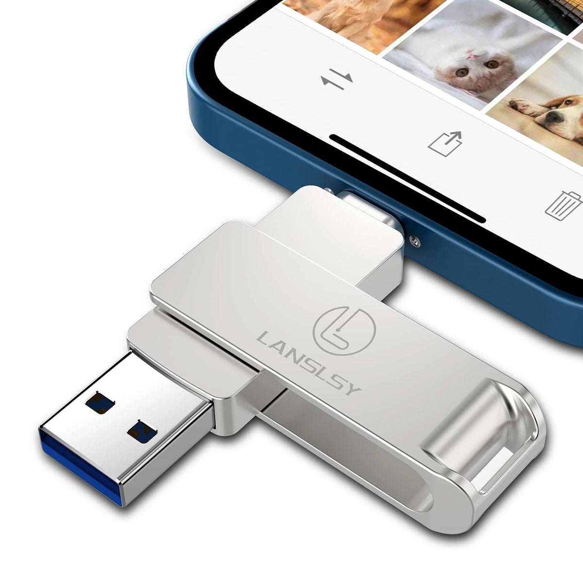 MEMORIA USB INTELIGENTE 3 EN 1 PARA CELULARES - 256 GB