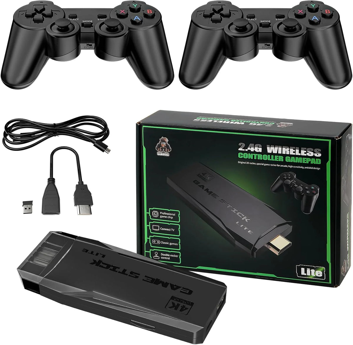 GAME STICK PAD BM8 CON MÁS DE 20,000 JUEGOS RETRO