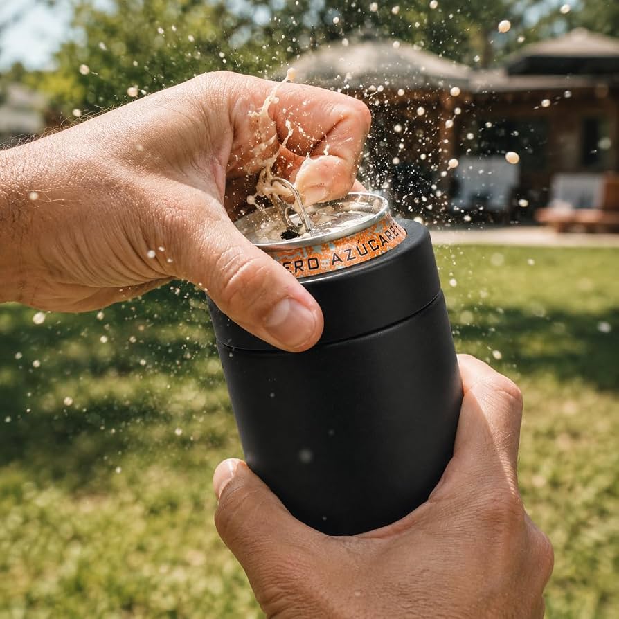ENFRIADOR DE BOTELLAS Y LATAS CON DESTAPADOR