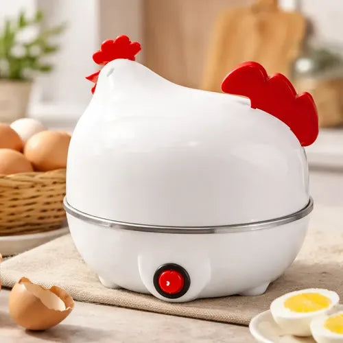 HERVIDOR DE HUEVOS ELECTRICO GALLINA BLANCA  🥚🐔