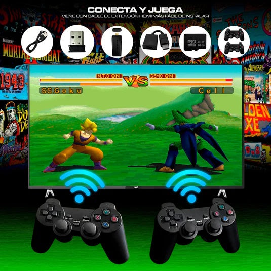 GAME STICK PAD BM8 CON MÁS DE 20,000 JUEGOS RETRO