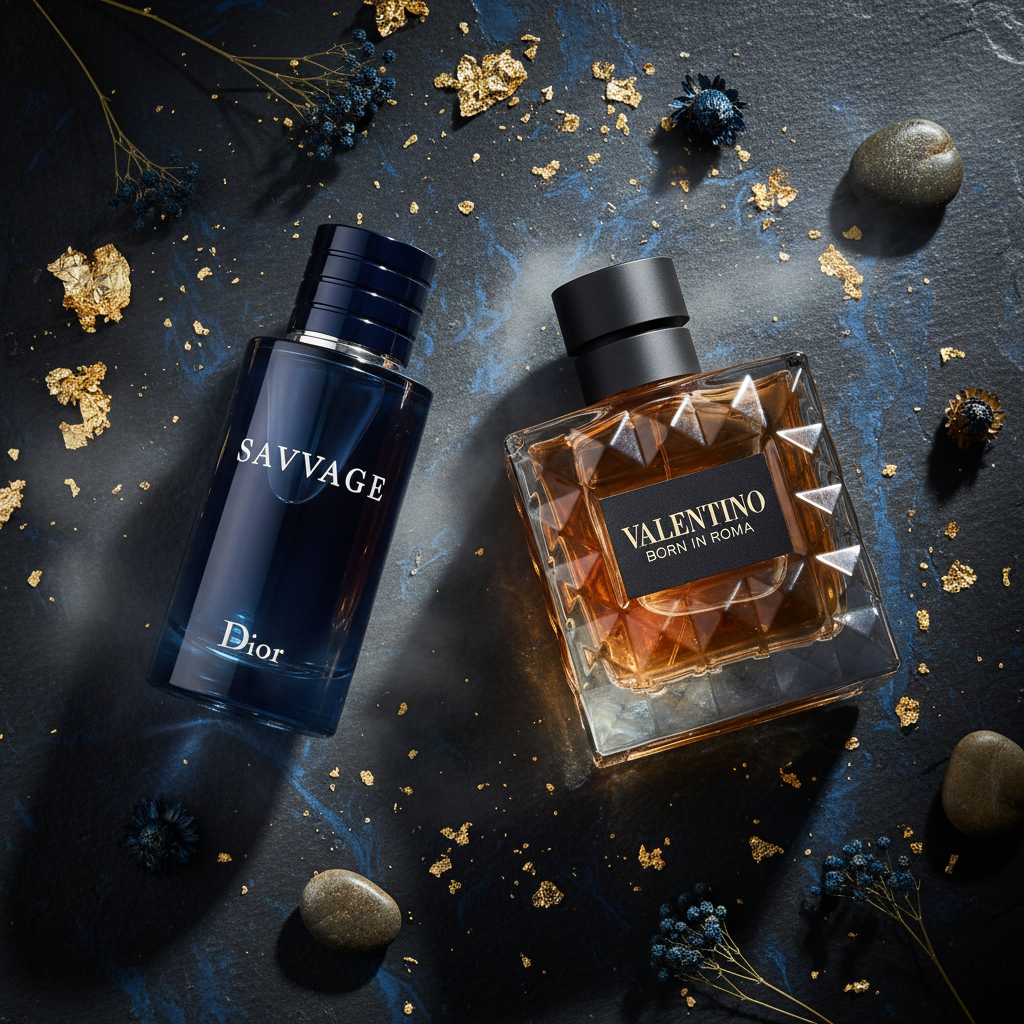 SAUVAGE DIOR + VALENTINO BORN IN ROMA