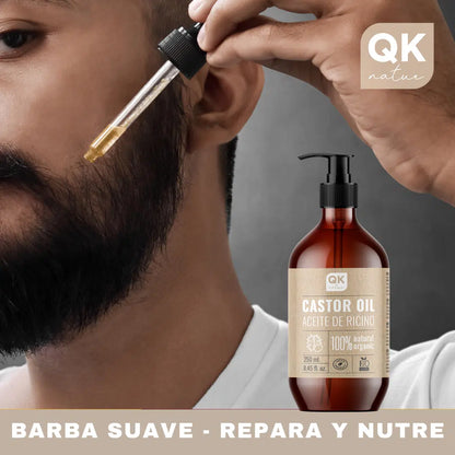 ACEITE DE CASTOR OIL ORGÁNICO PREMIUM – 100% PURO, PRENSADO EN FRÍO