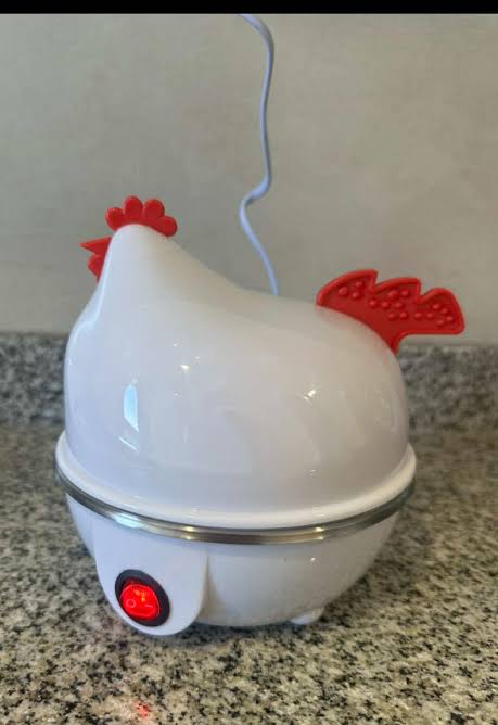 HERVIDOR DE HUEVOS ELECTRICO GALLINA BLANCA  🥚🐔