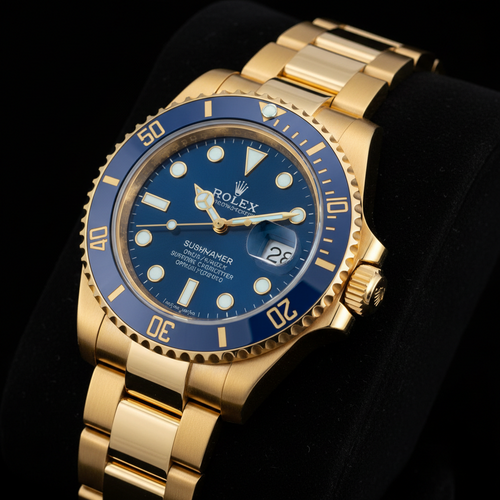 ROLEX SUBMARINER DORADO-AZUL