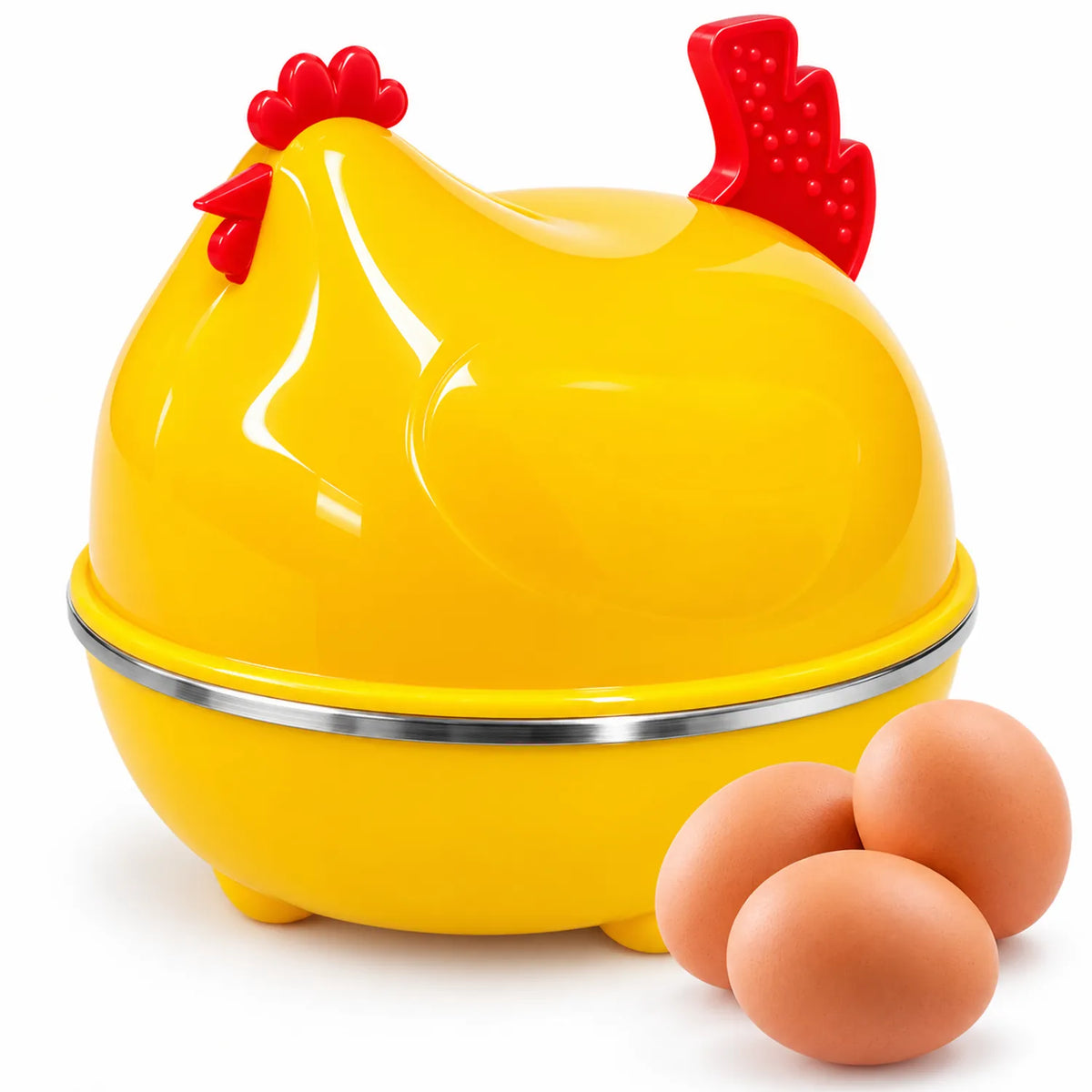 HERVIDOR DE HUEVOS ELECTRICO GALLINA🥚🐔 🥚